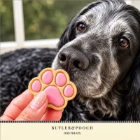 Puppy Iced Paw Biscuits – Pack of 12 – Image 8