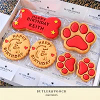 Birthday Personalised Biscuit Paw Set – Box of 6 – Image 6