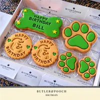 Birthday Personalised Biscuit Paw Set – Box of 6 – Image 5