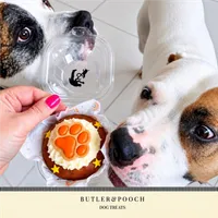 XL Pupcake with Decorated Biscuit Paw Topper – Image 9