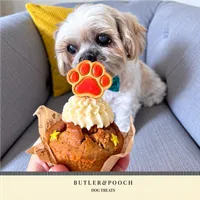 XL Pupcake with Decorated Biscuit Paw Topper – Image 10