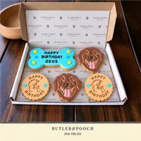 Labrador Retriever Personalised Birthday Biscuit Set – Image 4