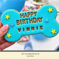 Large Birthday Biscuit Bone Set - Box of 3 – Image 7