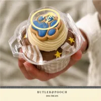 XL Pupcake with Decorated Biscuit Paw Topper – Image 3