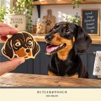 Dachshund Face Birthday Biscuit Set – Box of 5 – Image 6