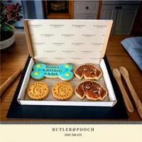 Dachshund Face Birthday Biscuit Set – Box of 5 – Image 4