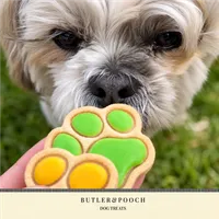 Birthday Personalised Biscuit Paw Set – Box of 6 – Image 2