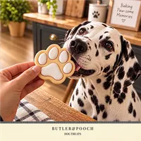 Birthday Personalised Biscuit Paw Set – Box of 6 – Image 3