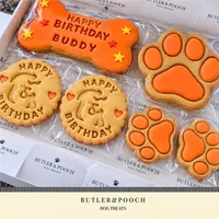 Birthday Personalised Biscuit Paw Set – Box of 6 – Image 8