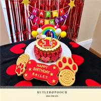 Dog Birthday Cake (Red) – Image 10