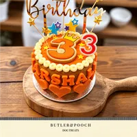 Dog Birthday Cake (Orange) – Image 7