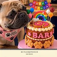 Paw Dog Birthday Cake (Pink) – Image 5