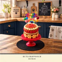 Paw Dog Birthday Cake (Red) – Image 3