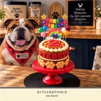 Paw Dog Birthday Cake (Red) – Image 4