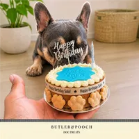 Classic Dog Paw Birthday Cake (Blue) – Image 4