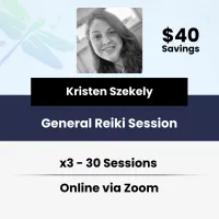 3 x 30 Minute General Reiki Sessions With Kristen Szekely – Image 1