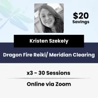 3 x 30 Minute Dragon Fire Reiki / Meridian Clearing Sessions With Kristen Szekely – Image 1