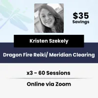 3 x 60 Minute Dragon Fire Reiki / Meridian Clearing Sessions With Kristen Szekely – Image 1