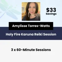 3 x Holy Fire® Karuna Reiki® Sessions With Amylisse Torres-Watts – Image 1