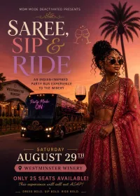 Saree Sip and Ride – Image 1