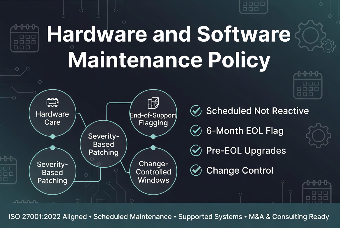 Hardware and Software Maintenance Policy – Image 1