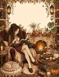 Starla's Cozy Season Coloring Book for Adults – Image 5