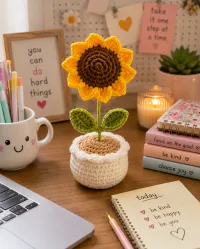 Potted Sunflowers – Image 1