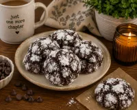 Double Chocolate Crinkle Cookies – Image 1