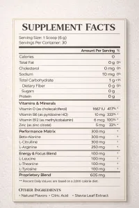 Nitric Shock Pre-Workout 30 Servings – Image 2