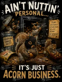 Ain't Nuttin Personal - Digital Image File – PNG