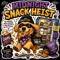 Midnight Snack - Ready-to-Press DTF Transfer – 8 inch