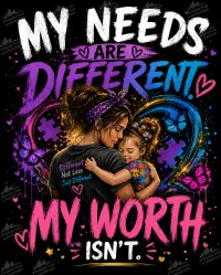 My Needs - T-Shirt – S, Black
