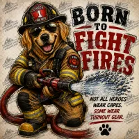Golden Fire Dog – Image 1