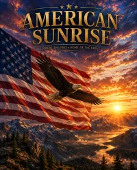 American Sunrise - Ready-to-Press DTF Transfer – 8 inch