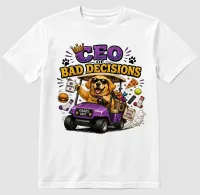 Golden Retriever Bad Choices T-Shirt – Image 3
