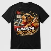 Golden Retriever Driving T-Shirt – Image 3
