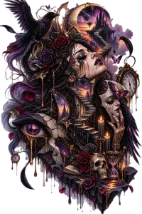 Gothic Stairs T-Shirt – Image 1