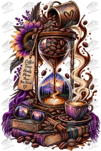 Coffee Bean - Ready-to-Press DTF Transfer – 8 inch