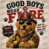 Good Boys Wear Fire - Ready-to-Press DTF Transfer – Image 1