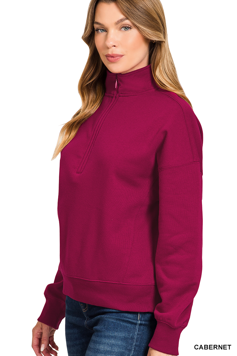 Cozy Courage Half Zip Hoodie – Image 3