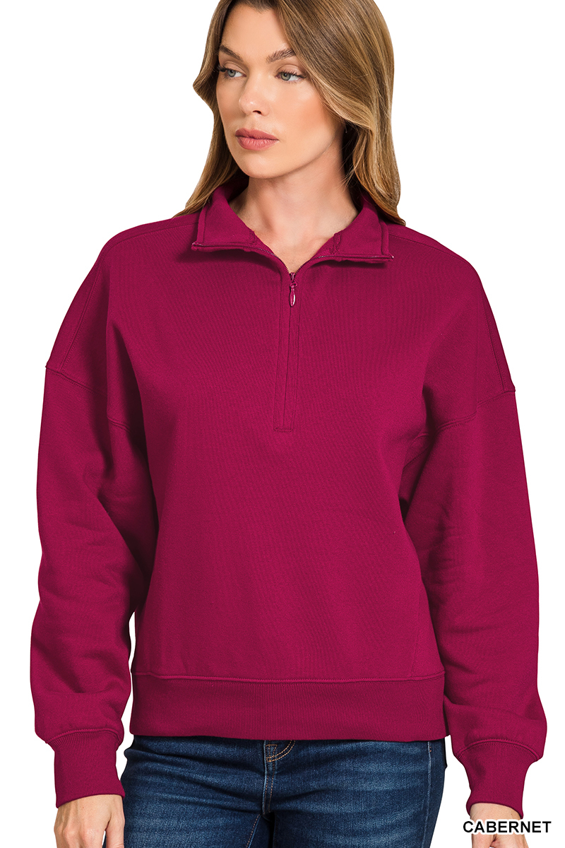 Cozy Courage Half Zip Hoodie – Image 2
