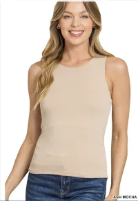 Essential Luxe Double-Layered Rayon Tank Top – Image 1