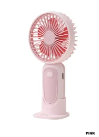 Breeze Anywhere™ 3-Speed Portable Hand Fan with Stand – Image 5