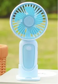 Breeze Anywhere™ 3-Speed Portable Hand Fan with Stand – Image 2