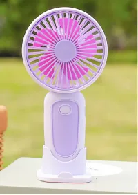 Breeze Anywhere™ 3-Speed Portable Hand Fan with Stand – Image 3