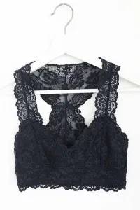 Delicate Lace Racerback Bralette – Image 2