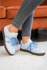 Blossom Lane Floral Lace-Up Sneakers – Image 5