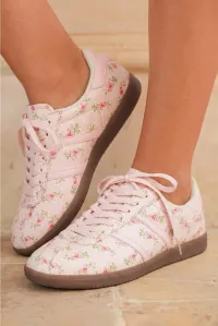 Blossom Lane Floral Lace-Up Sneakers – Image 2