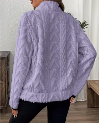Cozy Days Pocket Teddy Half-Zip Sweatshirt – Image 11