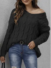 Cozy Comfort Hooded Cable Knit Sweater – Image 7